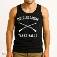Muzzleloader Rifle Muzzleloading Takes Balls Tank Top thumb 3