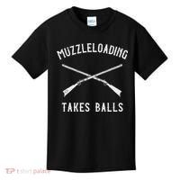 Muzzleloader Rifle Muzzleloading Takes Balls Kids T-Shirt thumb 0