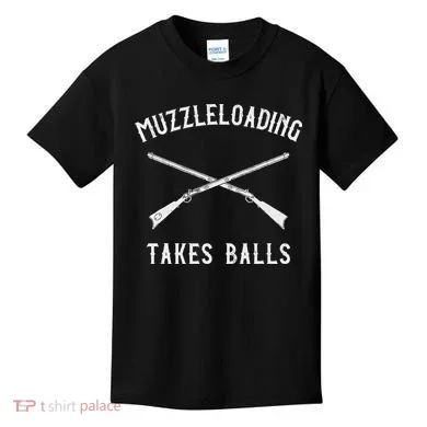 Muzzleloader Rifle Muzzleloading Takes Balls Kids T-Shirt