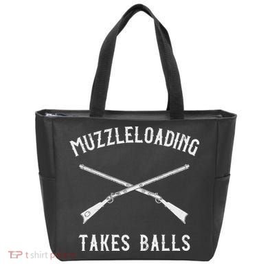 Muzzleloader Rifle Muzzleloading Takes Balls Tote Bag