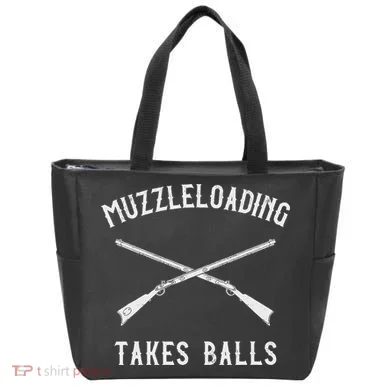 Muzzleloader Rifle Muzzleloading Takes Balls Tote Bag