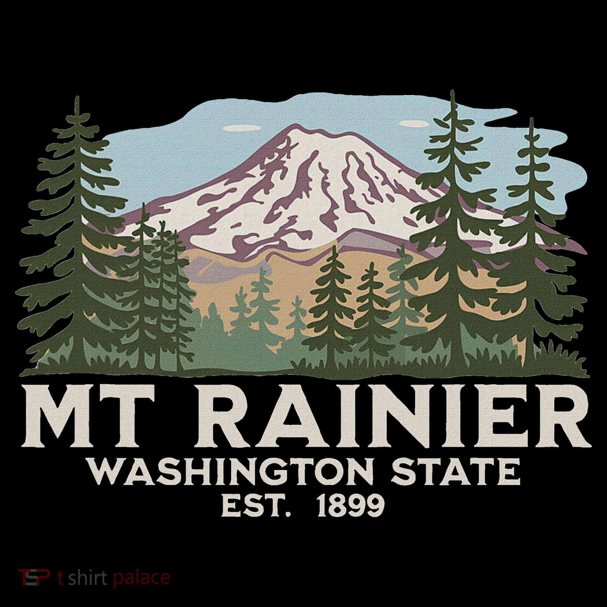Mount R.A.I.N.I.E.R Mt Vintage Souvenir T-Shirt