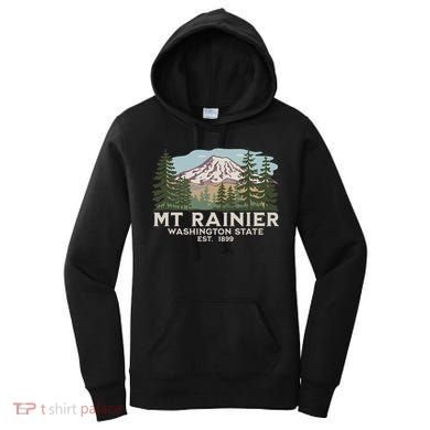 Mount R.A.I.N.I.E.R Mt Vintage Souvenir Women's Hoodie