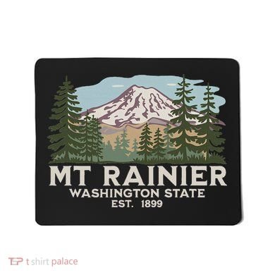 Mount R.A.I.N.I.E.R Mt Vintage Souvenir Mousepad
