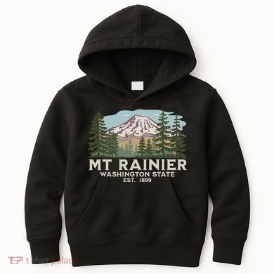 Mount R.A.I.N.I.E.R Mt Vintage Souvenir Kids Hoodie