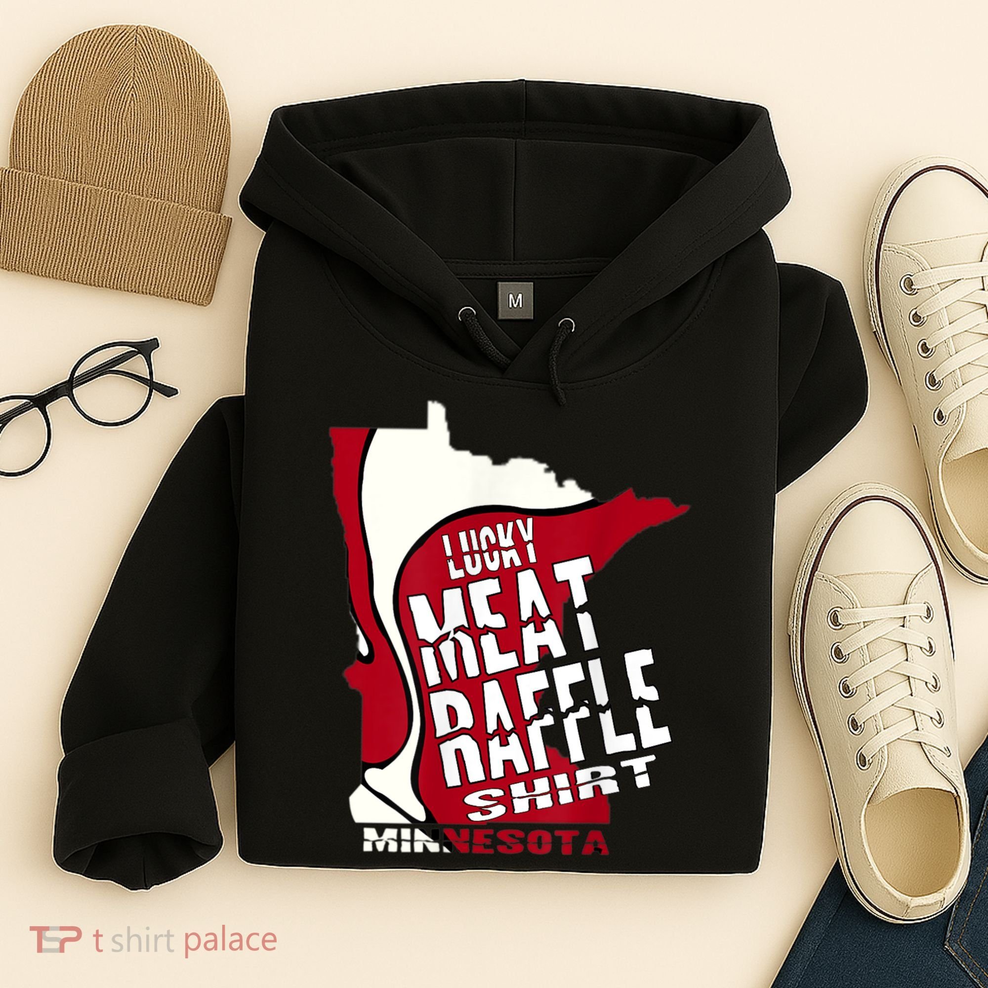 Meat Raffles Minnesota Meat Drawing Hoodie