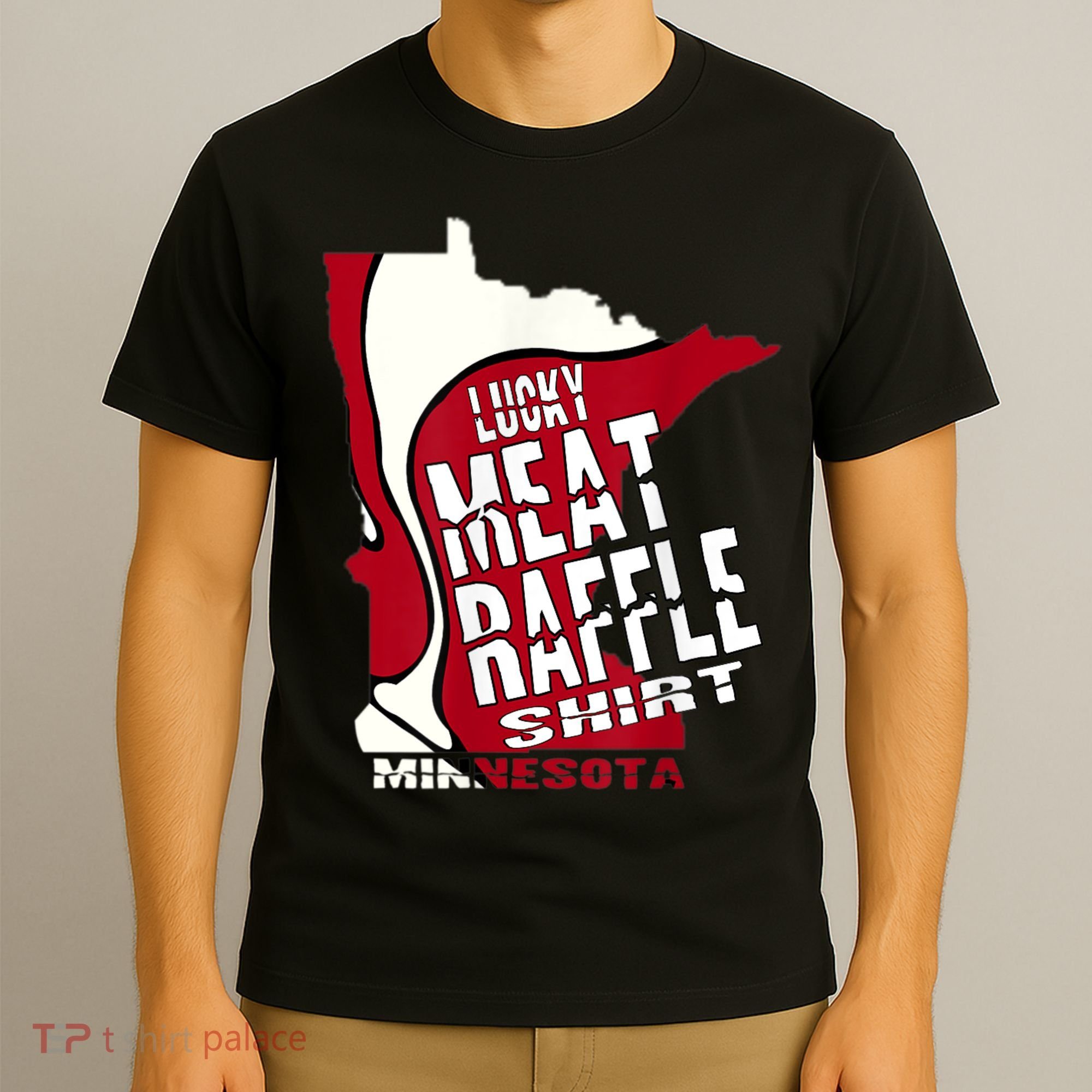Meat Raffles Minnesota Meat Drawing T-Shirt