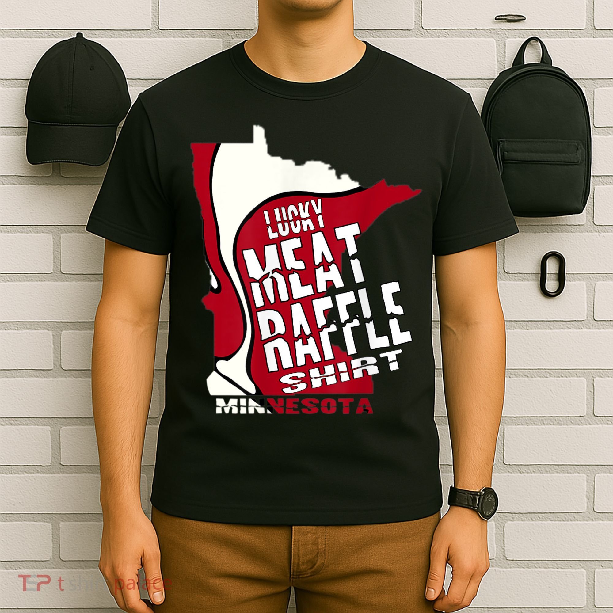 Meat Raffles Minnesota Meat Drawing T-Shirt