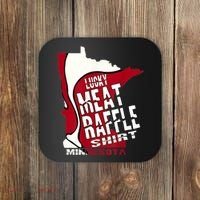 Meat Raffles Minnesota Meat Drawing Coaster thumb 0