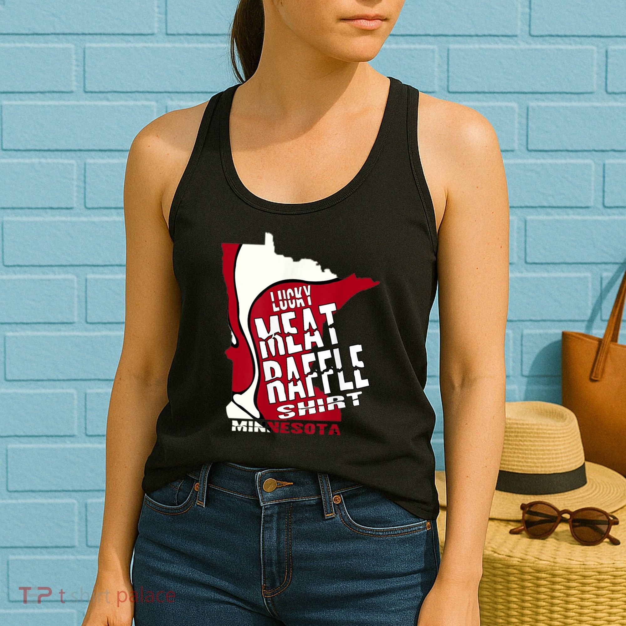 Meat Raffles Minnesota Meat Drawing Women's Tank Top