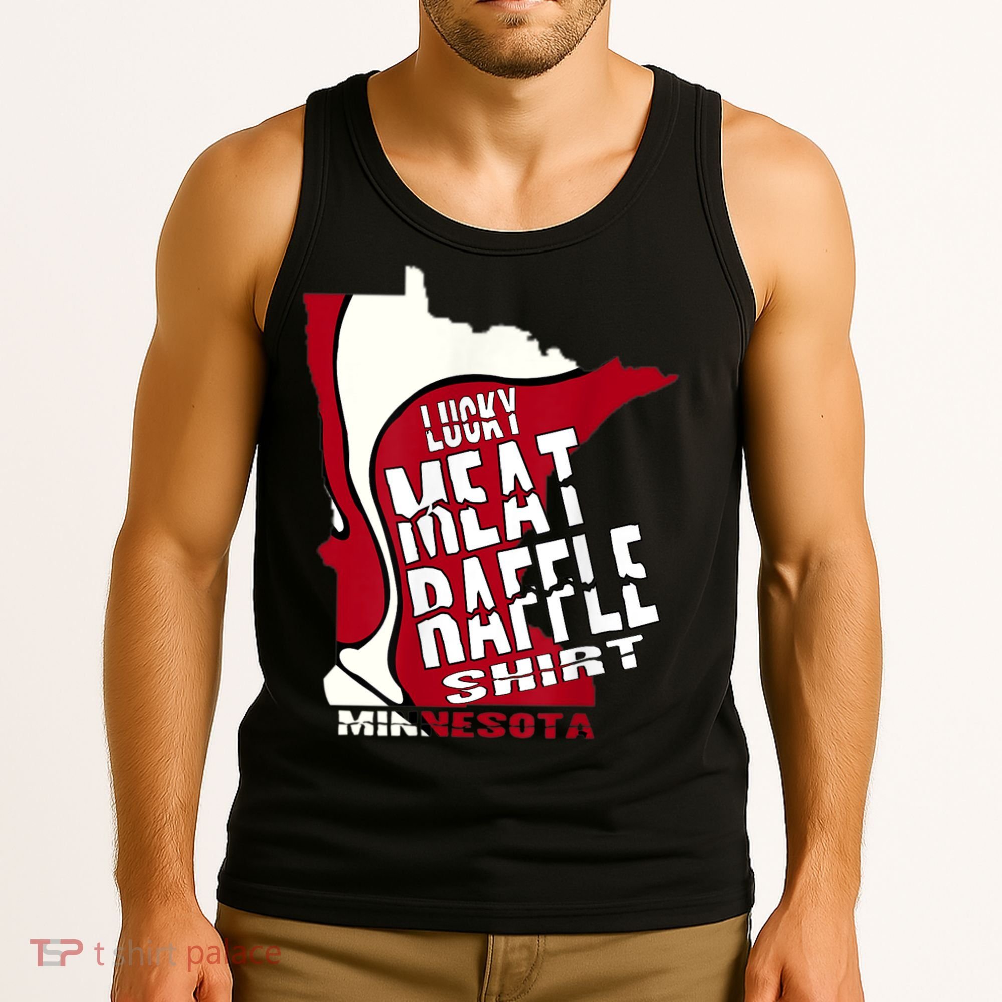 Meat Raffles Minnesota Meat Drawing Tank Top