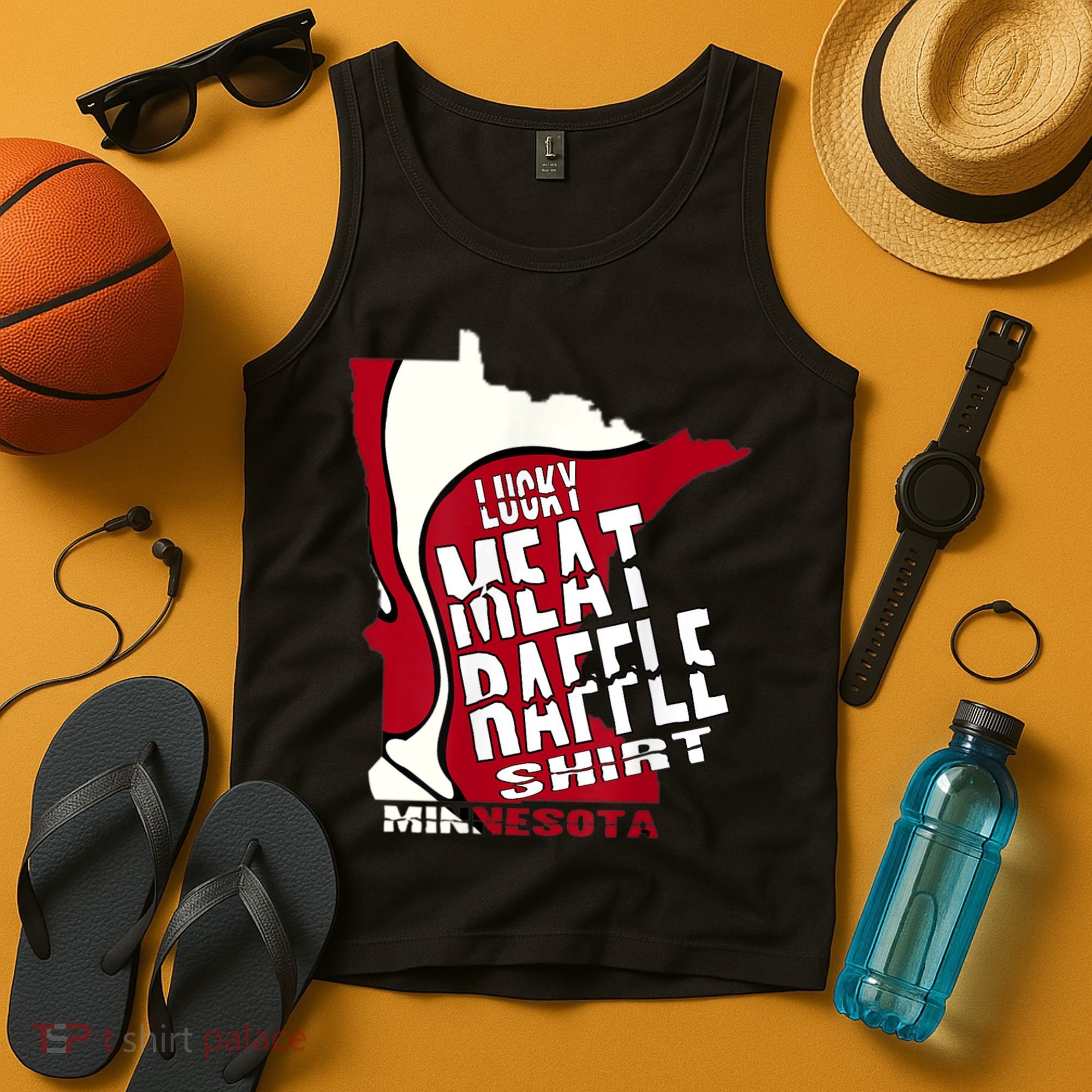 Meat Raffles Minnesota Meat Drawing Tank Top
