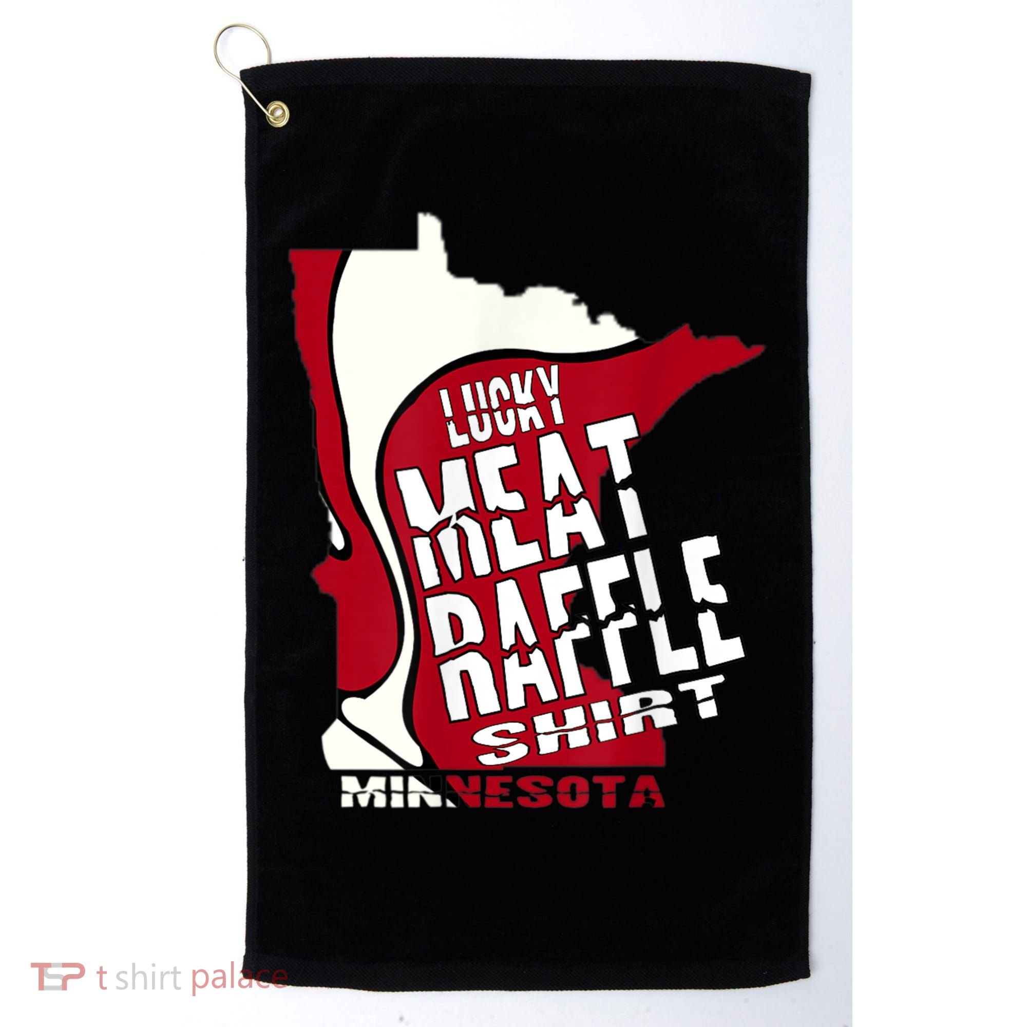 Meat Raffles Minnesota Meat Drawing Golf Towel