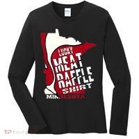 Meat Raffles Minnesota Meat Drawing Women's Long Sleeve Shirt thumb 0
