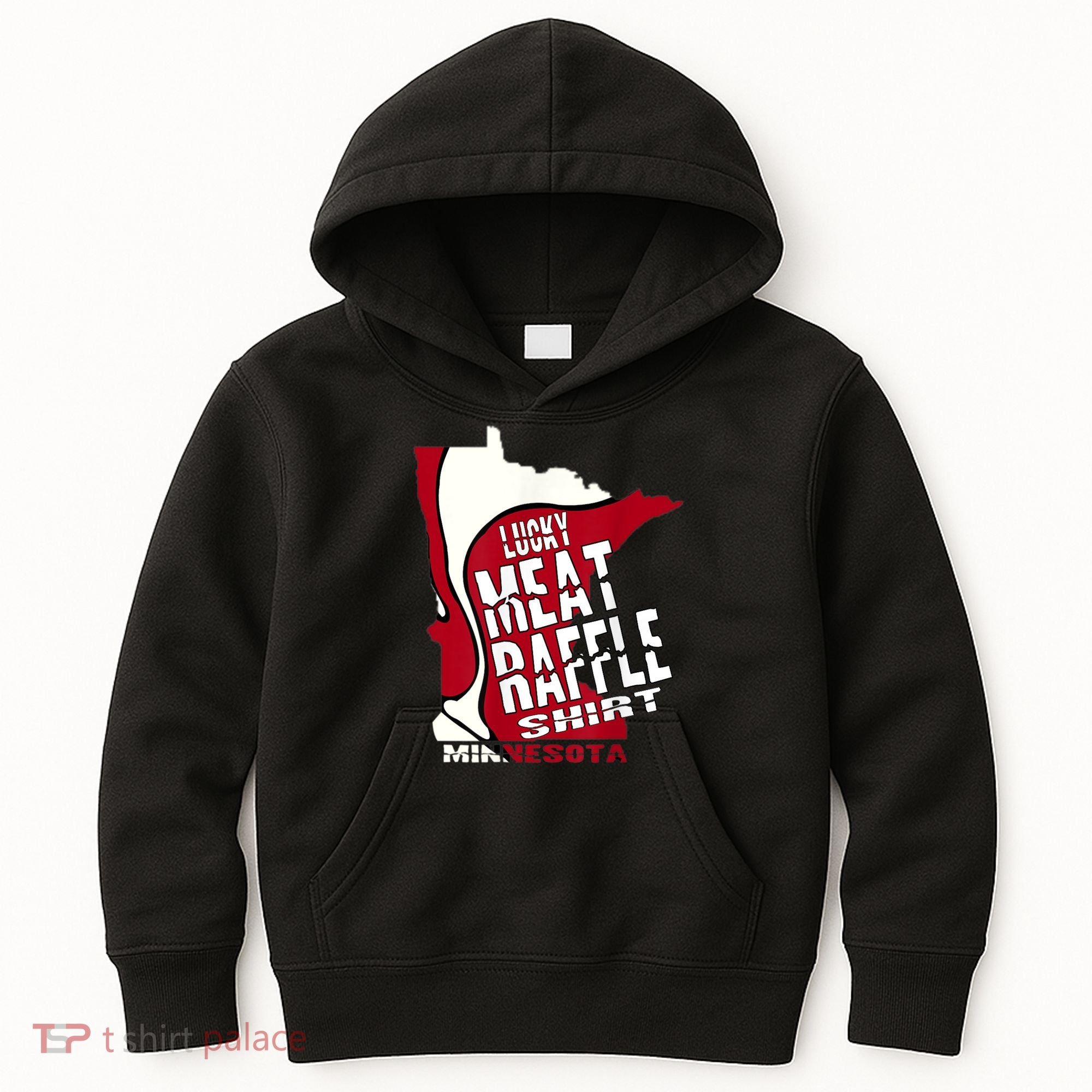 Meat Raffles Minnesota Meat Drawing Kids Hoodie
