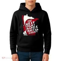 Meat Raffles Minnesota Meat Drawing Kids Hoodie thumb 4
