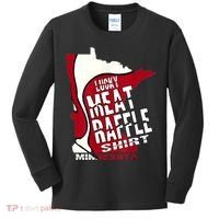 Meat Raffles Minnesota Meat Drawing Kids Long Sleeve Shirt thumb 0