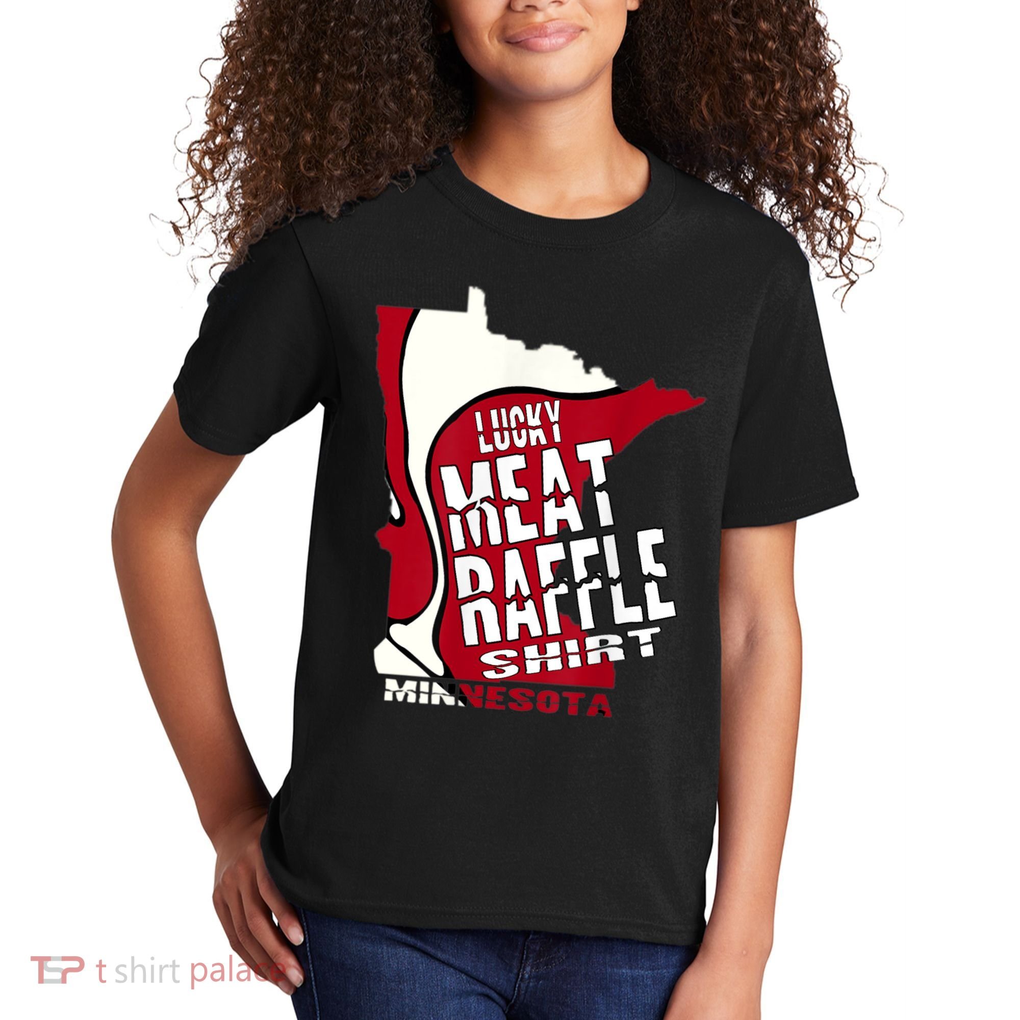 Meat Raffles Minnesota Meat Drawing Kids T-Shirt