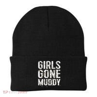 Mud Run Marathon Runner Girl Gone Muddy Mudding Beanie thumb 0
