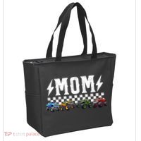 Mom Retro Monster Truck Family Crew Birthday Matching  Tote Bag thumb 2