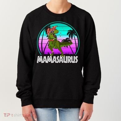 Mamasaurus Rex Mama Dinosaur Retro Dino Women's Sweatshirt