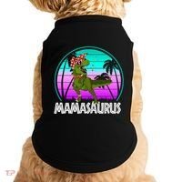 Mamasaurus Rex Mama Dinosaur Retro Dino Doggie Tank thumb 0