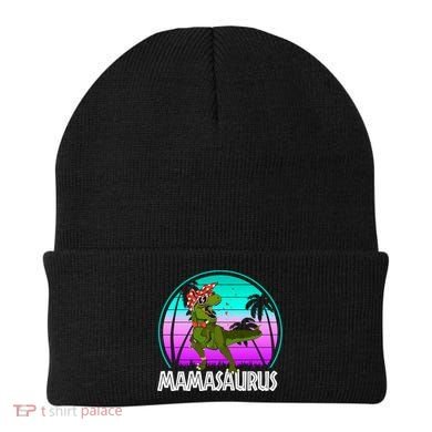 Mamasaurus Rex Mama Dinosaur Retro Dino Beanie