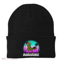 Mamasaurus Rex Mama Dinosaur Retro Dino Beanie thumb 0