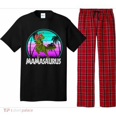 Mamasaurus Rex Mama Dinosaur Retro Dino Pajama Set