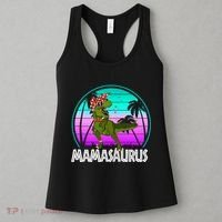 Mamasaurus Rex Mama Dinosaur Retro Dino Women's Tank Top thumb 3