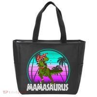 Mamasaurus Rex Mama Dinosaur Retro Dino Tote Bag thumb 0