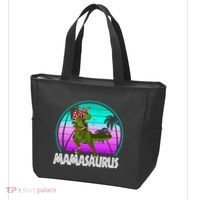 Mamasaurus Rex Mama Dinosaur Retro Dino Tote Bag thumb 3