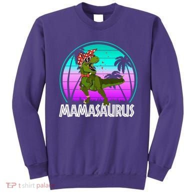 Mamasaurus Rex Mama Dinosaur Retro Dino Sweatshirt