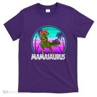 Mamasaurus Rex Mama Dinosaur Retro Dino T-Shirt thumb 0