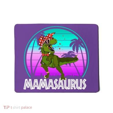 Mamasaurus Rex Mama Dinosaur Retro Dino Mousepad