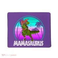 Mamasaurus Rex Mama Dinosaur Retro Dino Mousepad thumb 0