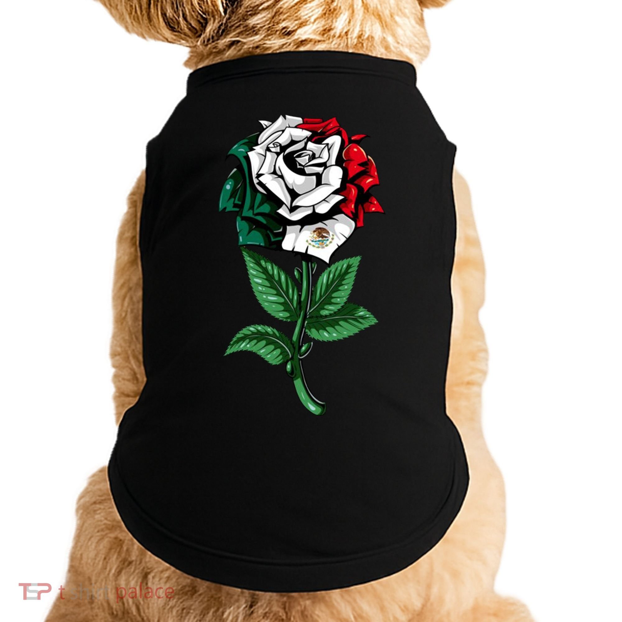 Mexican Rose Mexico Pride Doggie Tank