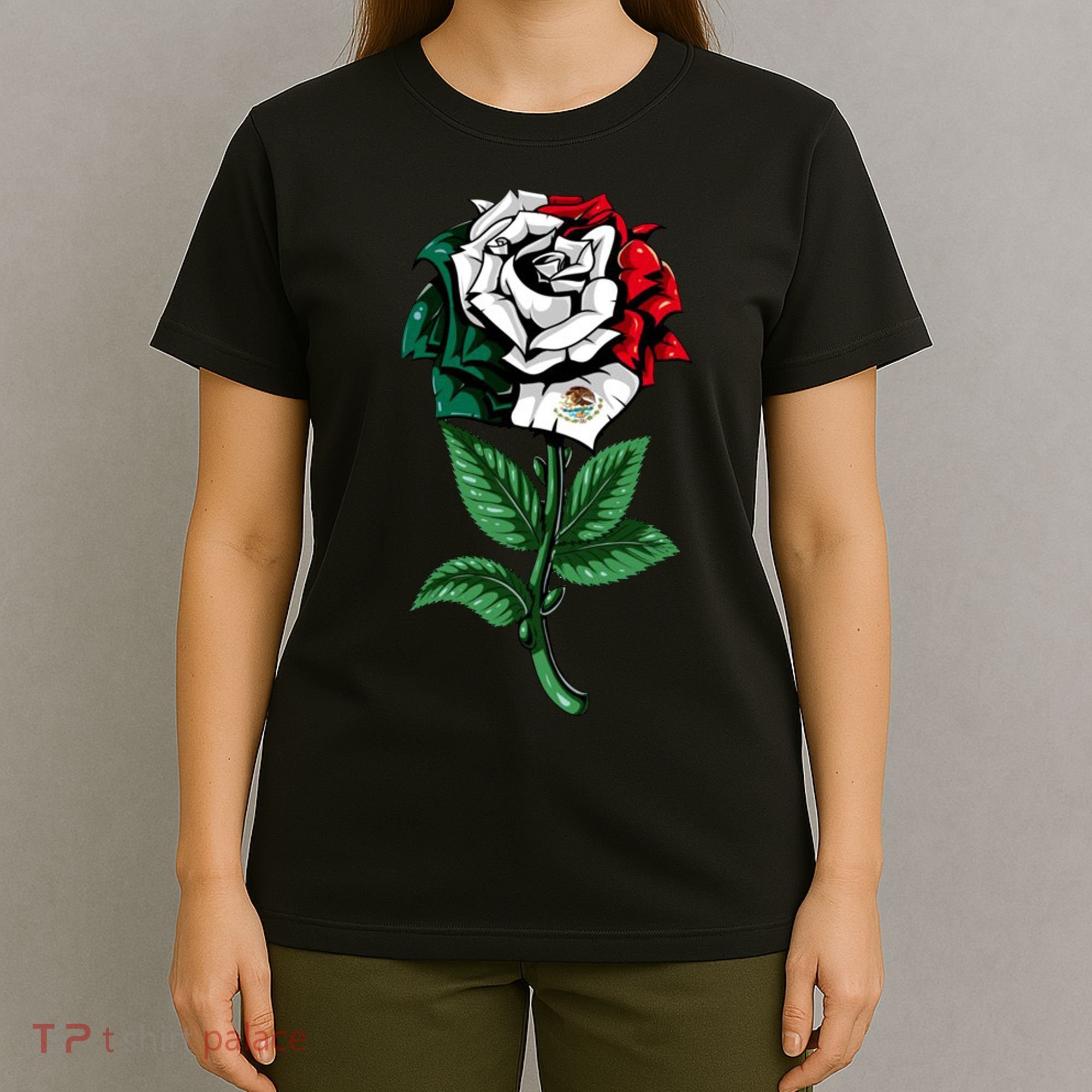 Mexican Rose Mexico Pride T-Shirt