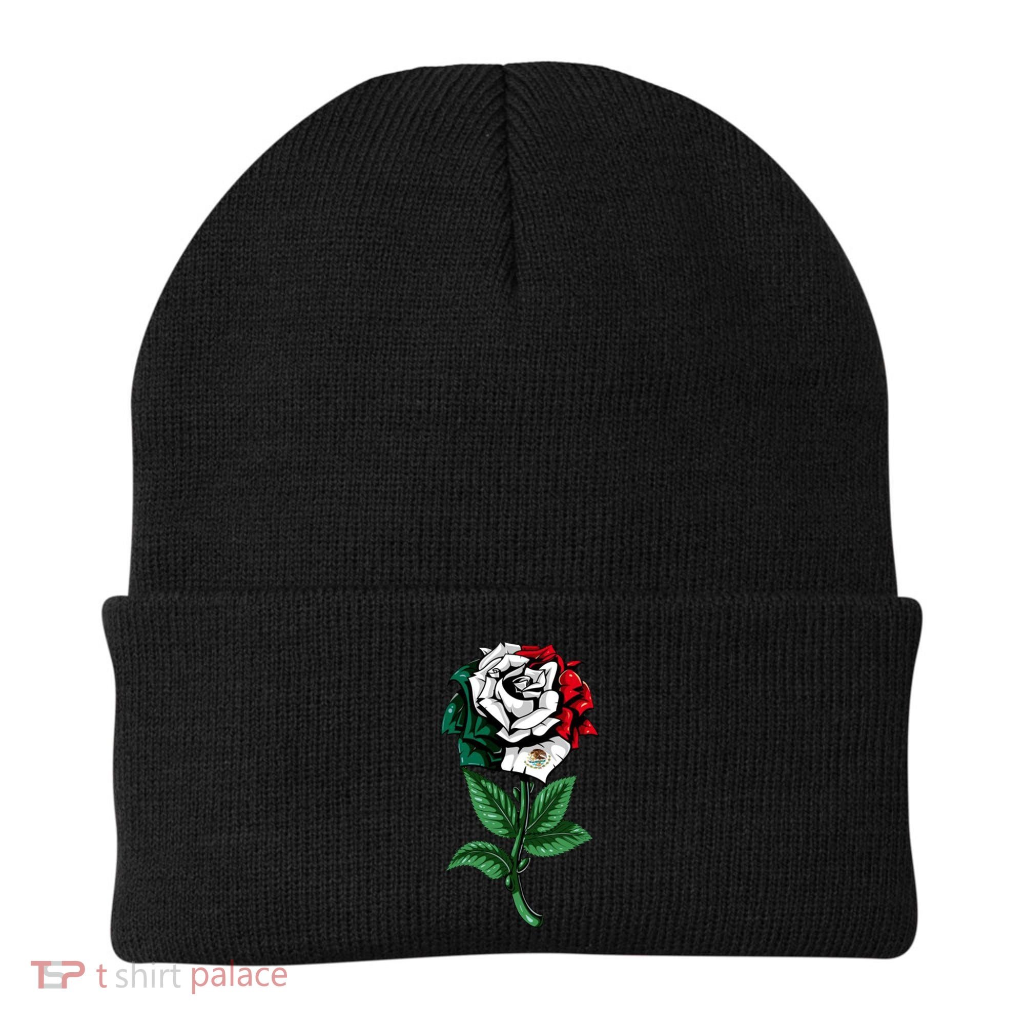 Mexican Rose Mexico Pride Beanie