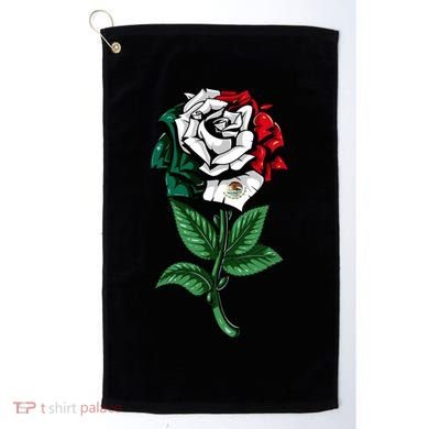 Mexican Rose Mexico Pride Golf Towel