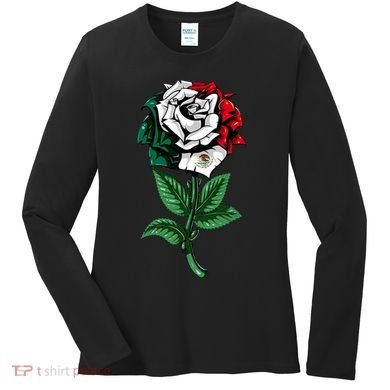 Mexican Rose Mexico Pride Women's Long Sleeve Shirt