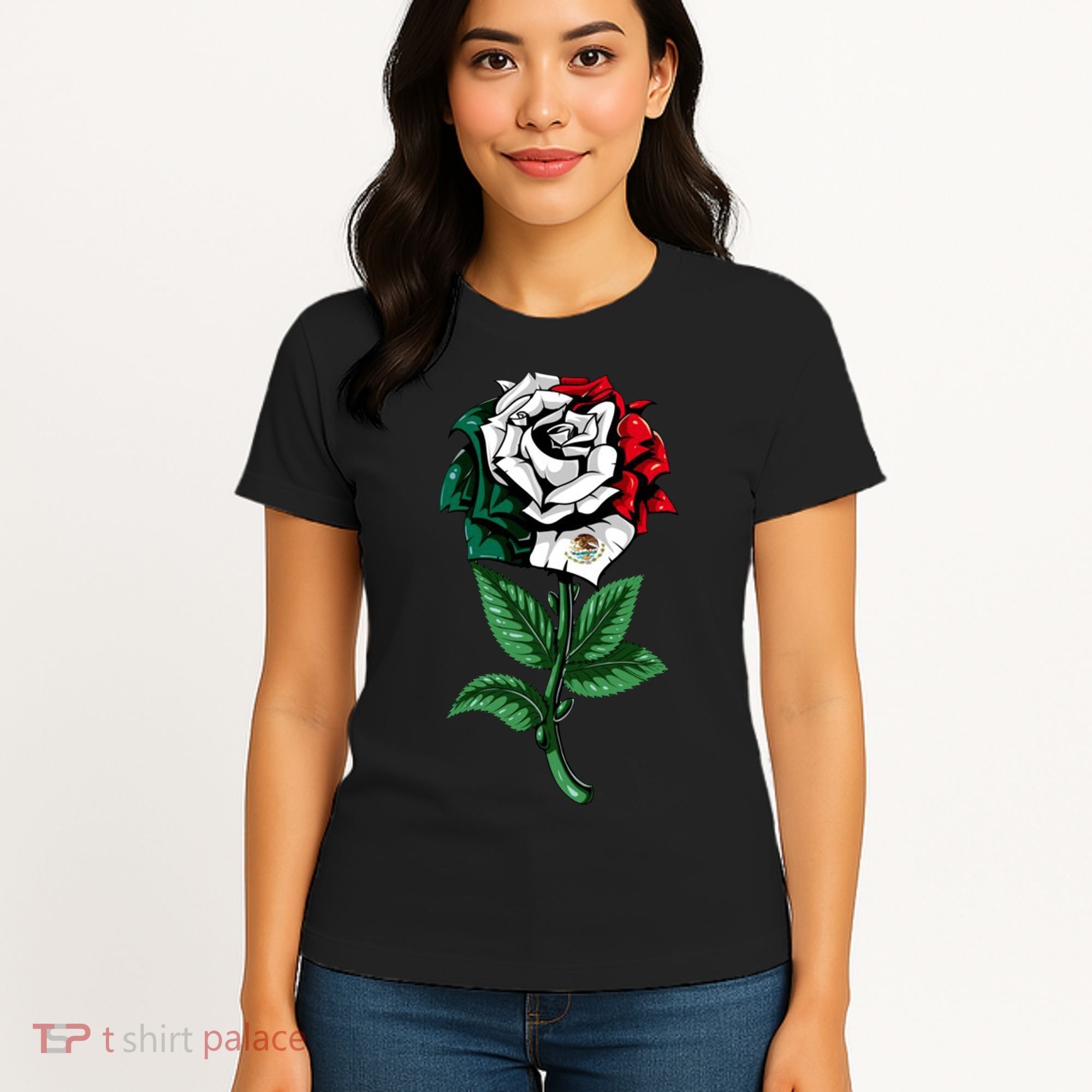 Mexican Rose Mexico Pride Women's T-Shirt