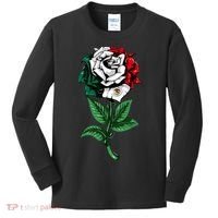 Mexican Rose Mexico Pride Kids Long Sleeve Shirt thumb 0