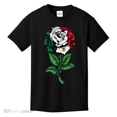 Mexican Rose Mexico Pride Kids T-Shirt