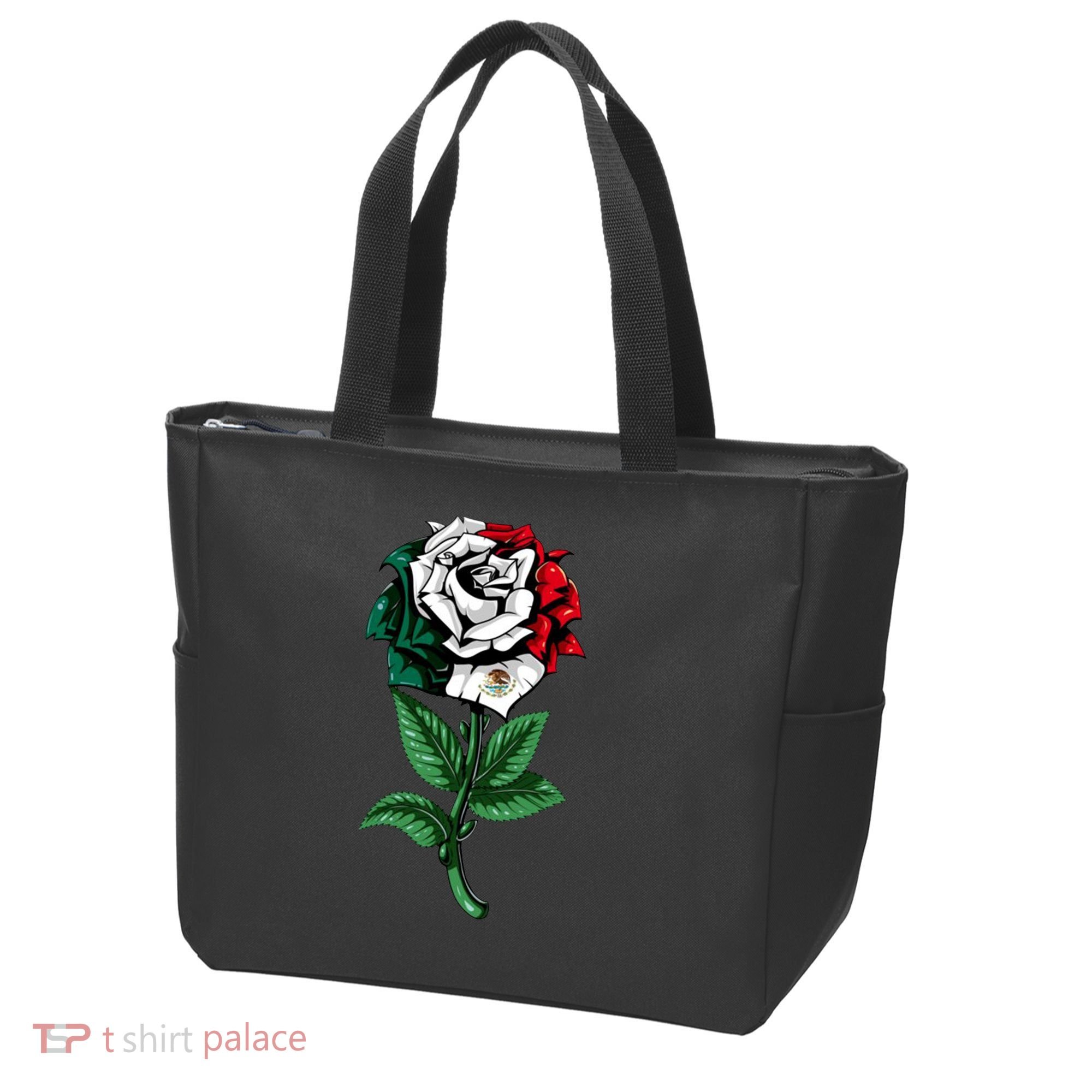Mexican Rose Mexico Pride Tote Bag