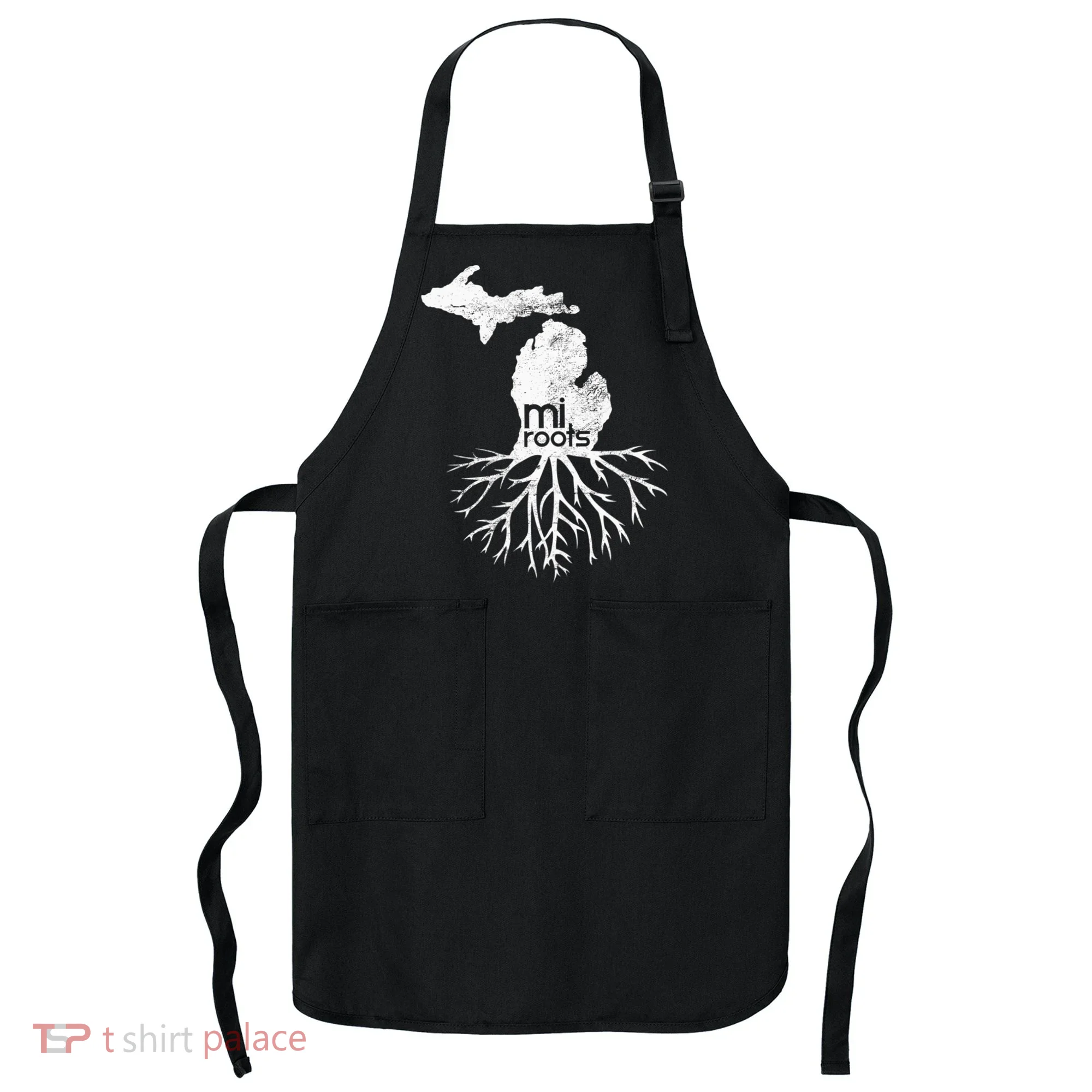 Mi Roots Michigan Map Native Michigander Gift Home State Gift Apron