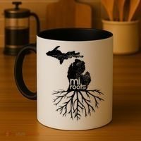Mi Roots Michigan Map Native Michigander Gift Home State Gift Coffee Mug thumb 4