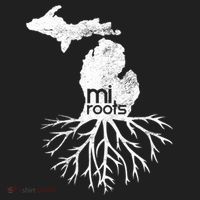 Mi Roots Michigan Map Native Michigander Gift Home State Gift Beanie thumb 2