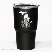 Mi Roots Michigan Map Native Michigander Gift Home State Gift Tumbler thumb 0