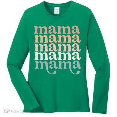 Mama Retro Women's Long Sleeve Shirt